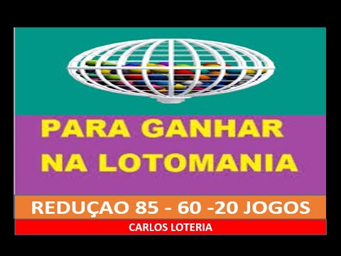 LOTOMANIA GERADOR 60 COMO AUMENTAR SUAS CHANCES DE GANHAR