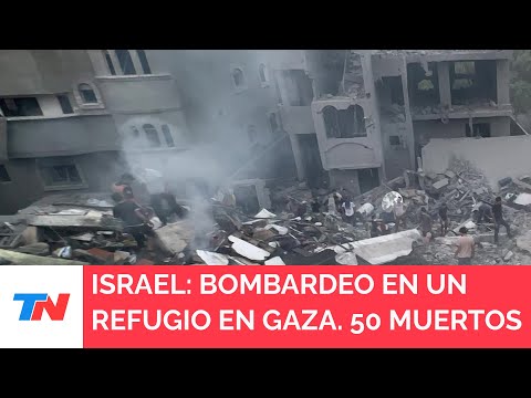 ISRAEL EN GUERRA I 50 muertos en bombardeo israelí en un campo de refugiados en Gaza