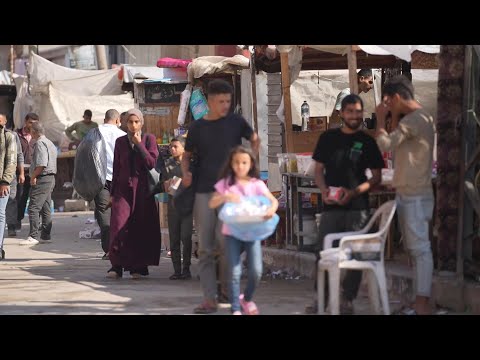 Displaced Palestinians in Gaza comment on Iran's missile and drone attack on Israel