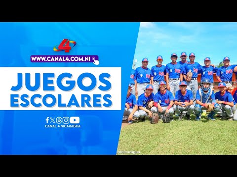 Inauguran los Juegos Escolares Nacionales de Béisbol Masculino en Nicaragua