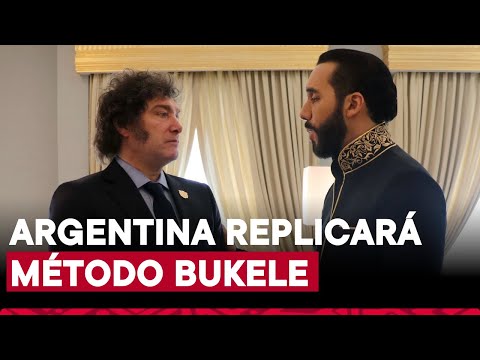 Argentina: gobierno de Javier Milei implementará método de Nayib Bukele para combatir criminalidad