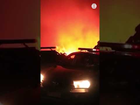 Un incendio forestal en la provincia argentina de Córdoba obliga a desalojar a cientos de vecinos