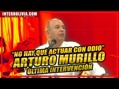 ? ÚLTIMA INTERVENCIÓN oficial de ARTURO MURILLO como MINISTRO de GOBIERNO ?