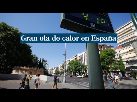 España recibe una gran ola de calor acompañada de una masa de aire africana con polvo en suspensión