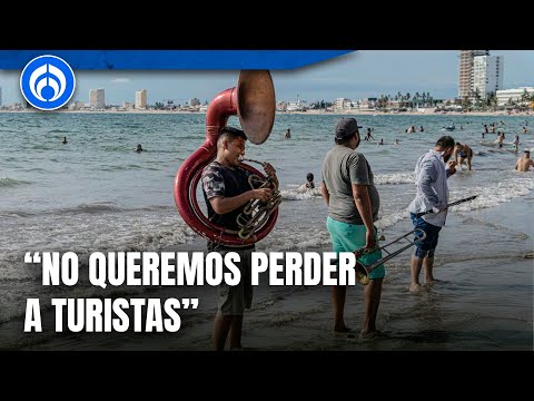 'Tiro' ante censura de la banda en playas de Mazatlán