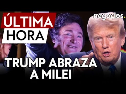 ÚLTIMA HORA | Trump, aliado de Milei: irá a Argentina en el viaje que ha rechazado Biden