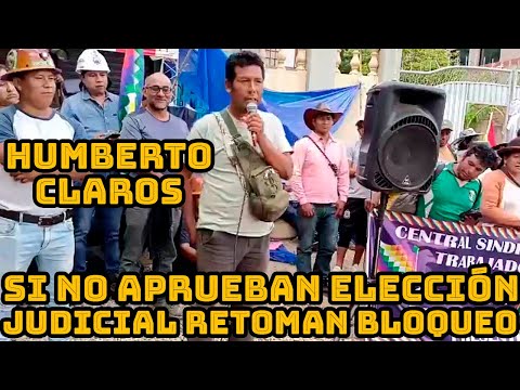 HUMBERTO CLAROS PIDE FISCAL GENERAL APRESAR EXMAGISTRADOS PRORROGADOS DE BOLIVIA..