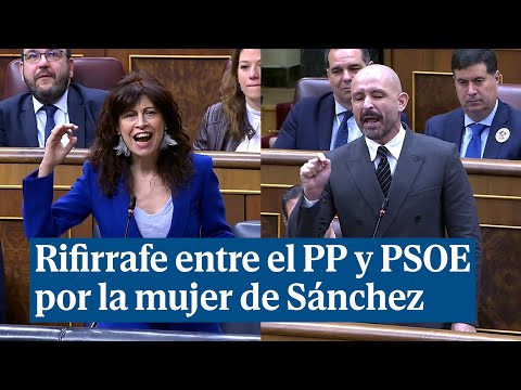 Rifirrafe entre el PP y PSOE por la mujer de Pedro Sánchez: ¡Vergüenza, vergüenza!