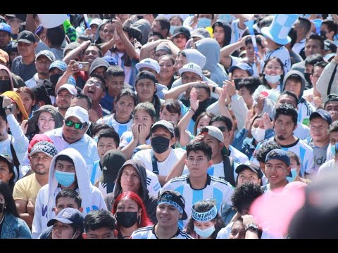 Guatemaltecos vibran con la final de Messi y Argentina