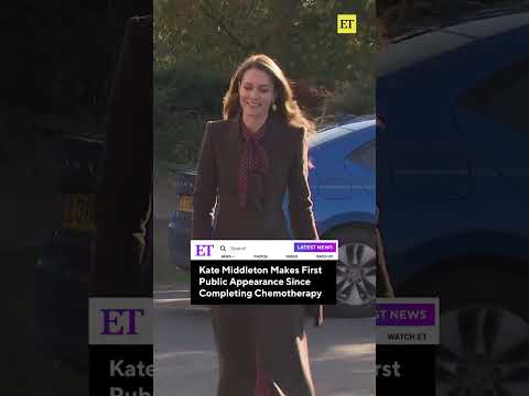 Kate Middleton Makes First Public Appearance Since Completing Chemotherapy #katemiddleton