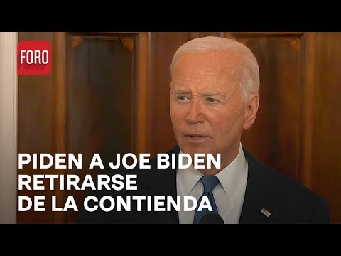 Congresista demócrata exige a Joe Biden que se retire de la contienda presidencial - Las Noticias