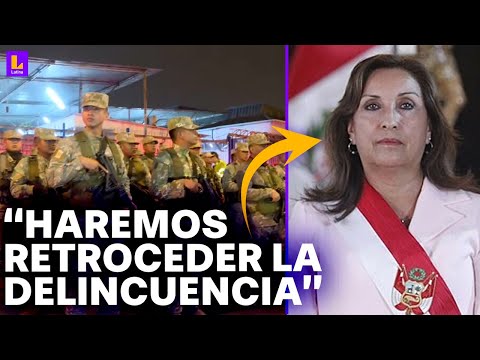 Militares en las calles de San Martín de Porres tras estado de emergencia: Esto dijo la presidenta