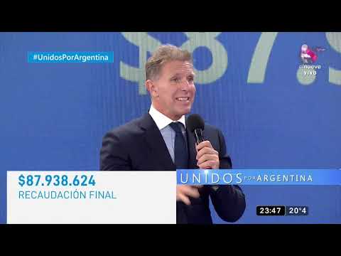 Unidos por Argentina recaudó 87 millones de pesos para Cruz Roja