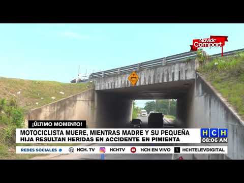 Una persona muerta y dos heridas, tras accidente de moto en Pimienta, Cortés