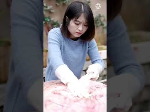 วิธีทำอาหารชาวจีนเครื่องในวัว