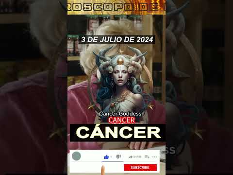 Horóscopo Diario - Cáncer - 3 de Julio de 2024.#shorts