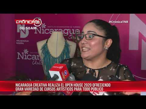 Nicaragua creativa realiza Open House 2020 con cursos artísticos