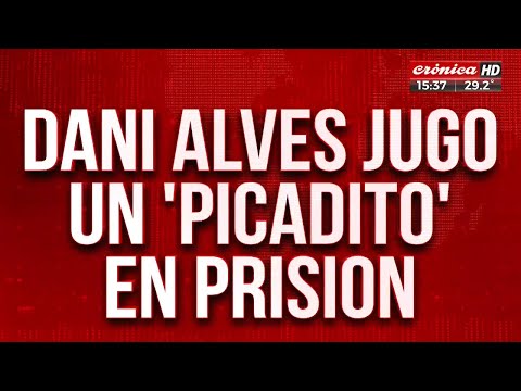 Dani Alves ya se adaptó a la cárcel: jugó su primer partido de fútbol