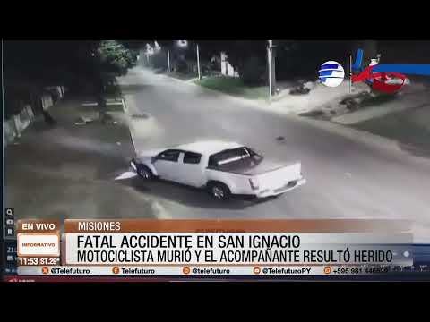 Fatal accidente de tránsito en San Ignacio