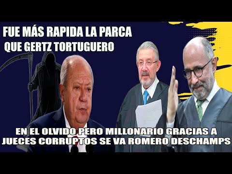 ULTIMA HORA, FALL3C3 ROMERO DESCHAMPS, QUIEN FUERA COBIJADO POR JUECES PARA MANTENER SU FORTUNA