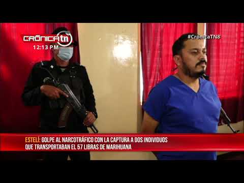 Capturan a pareja en Estelí con vehículo con más de 50 libras de marihuana - Nicaragua
