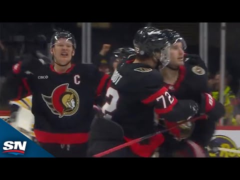 Senators Josh Norris One-Times Home Game Tying Goal In Dying Seconds