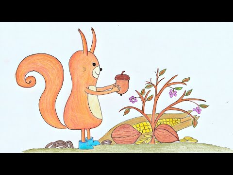 Alexas Kinderlieder - Hallo kleines Eichhörnchen (Eichhörnchenlied)