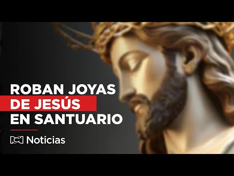 En video: momento exacto del robo de las joyas de Jesús Nazareno en el santuario de El Tambo, Nariño