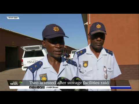 Two arrested after storage facilities raid in Mpumalanga