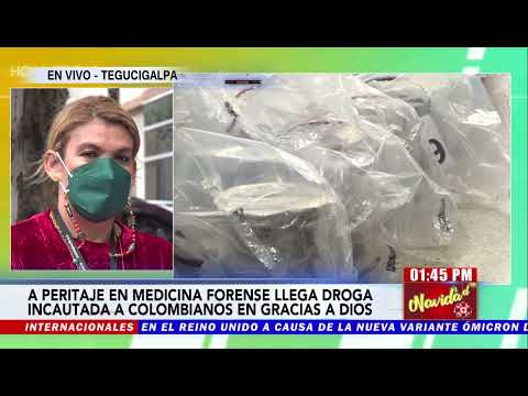 A peritaje químico-toxicológico droga incautada a colombianos en La Mosquitia