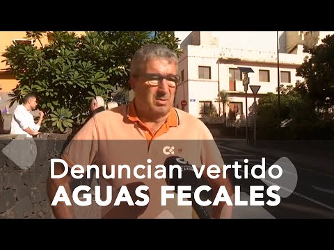 Un grupo de vecinos del Barrio de La Salud en S/C de Tenerife denuncian vertido aguas fecales