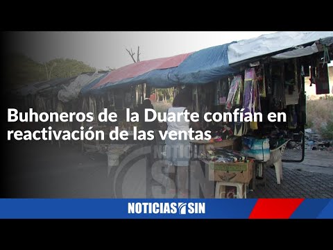 Buhoneros de  la Duarte confían en reactivación de las ventas