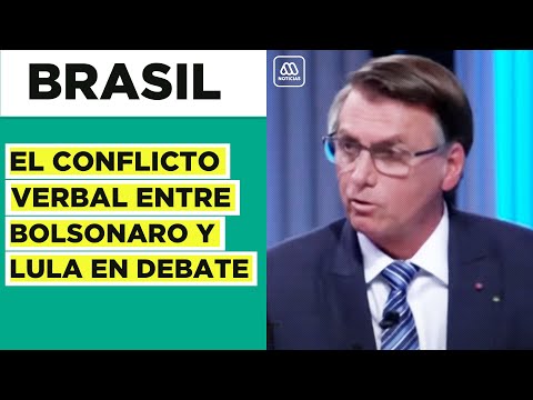 Tenso momento en TV: Bolsonaro y Lula da Silva se critican en debate presidencial