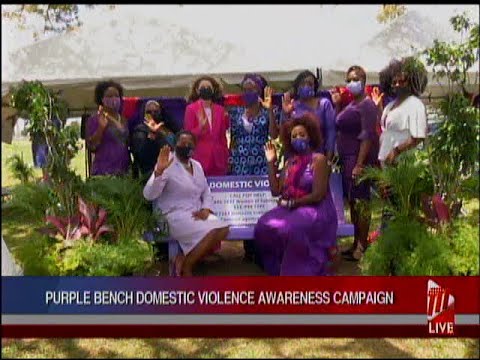 Purple Bench Domestic Violence Awareness Campaign Launched
