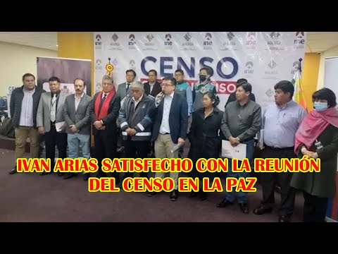 CONFERENCIA MESA TECNICA DEL CENSO INE CON AUTORIDADES DE LA PAZ FAM-AMDEPAZ....