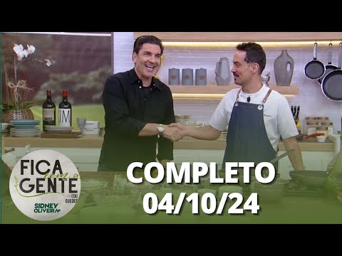 Fica com a Gente: Mousse de chocolate com pera, Bife Rancho e mais (04/10/24) | Completo