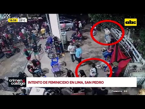 Imágenes sensibles: intento de feminicidio en Lima, San Pedro