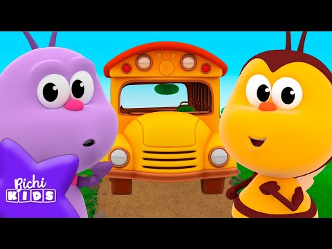 Las Ruedas Del Autobús con Bichikidsl  Canciones Infantiles | El Reino Infantil