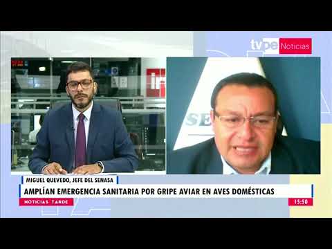 Noticias Tarde | Miguel Quevedo, jefe del Senasa - 27/02/2023