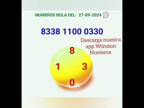 Numeros del dia 27 de septiembre