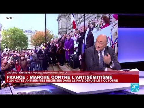 Marine Le Pen à la marche contre l'antisémitisme : Un effet d'aubaine pour le RN • FRANCE 24