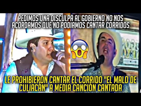 le PROHIBIERON a ALFREDO OLIVAS y JULION ÁLVAREZ CANTAR El Malo De Culiacán en CHIHUAHUA