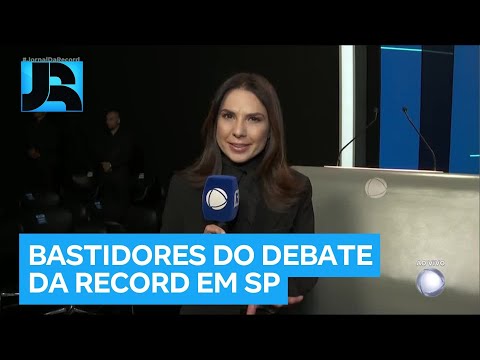 Confira os bastidores do debate entre os candidatos à Prefeitura de São Paulo promovido pela RECORD