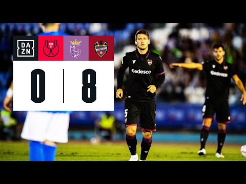 Huracán Melilla vs Levante (0-8) | Resumen y goles | Highlights Copa del Rey