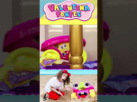 Aventuras do carrinho de brinquedo de Valentina e mamãe #criança  #infantil 1082