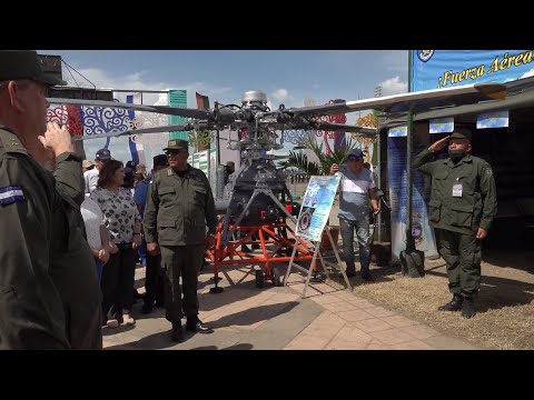 Ejército de Nicaragua inaugura exposición estática