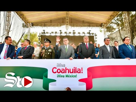 Miguel Riquelme encabeza su último desfile de la Independencia como gobernador de Coahuila