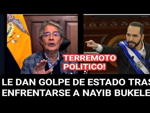 PRESIDENTE DE ECUADOR TRAS ENFRENTARSE CON BUKELE LE QUIEREN DAR GOLPE DE ESTADO!