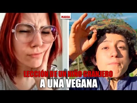 La lección de un niño granjero a una vegana que le había criticado por criar gallinas MARCA