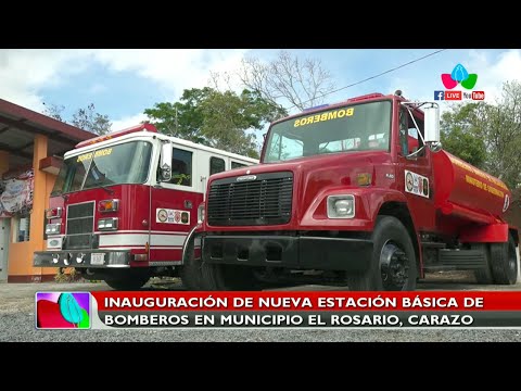 Inauguran nueva estación básica de bomberos en el municipio de El Rosario, Carazo
